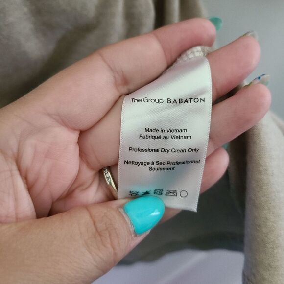 Aritzia The Group Babaton 100% Wool Drawstring waist Dress sz S - Picture 4 of 9